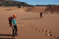 pink sand dune