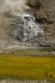 una delle incredibili sorgenti calde che si scoprono camminando nelle vallette vicino Landmannalaugar