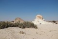 butte o testimone di erosione  lungo uno wadi
