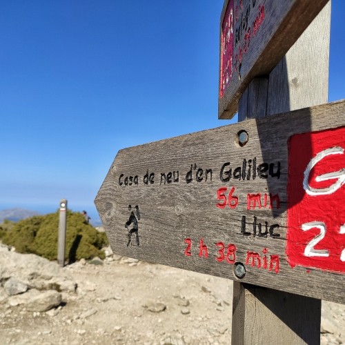 cartello del GR221