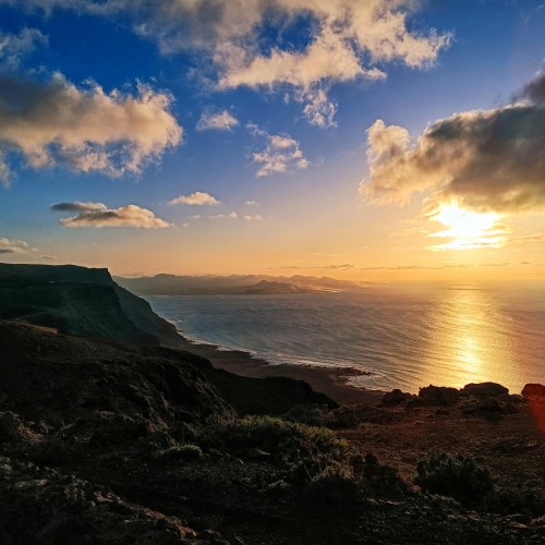 Tramonto nei pressi del Mirador del Rio