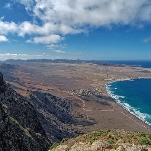 panorama dal Mirador del Risco de Famara