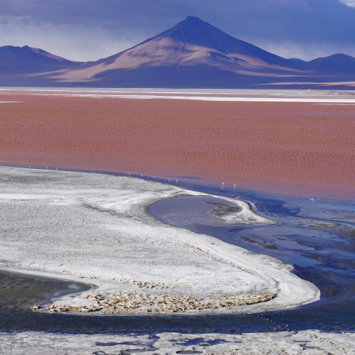 panorama laguna colorata