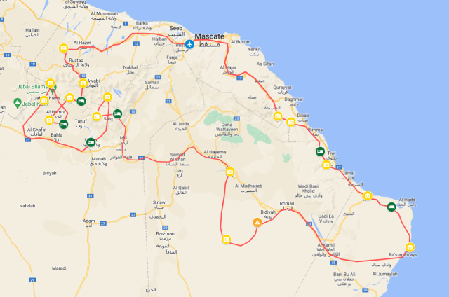Avventura e trekking in Oman
