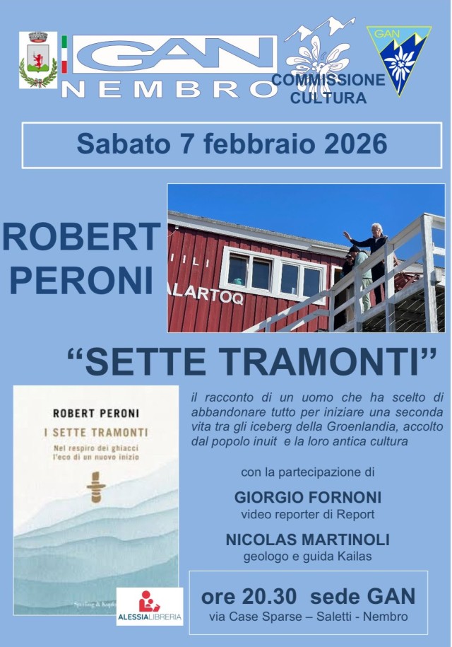 Serata Groenlandia Robert  Peroni + Guida Kailas Nicolas Martinoli