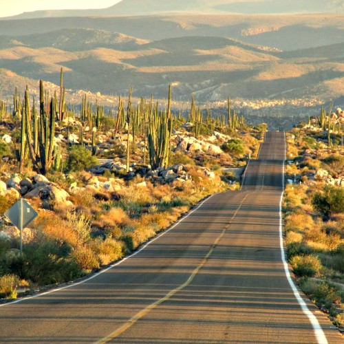 Baja california strada
