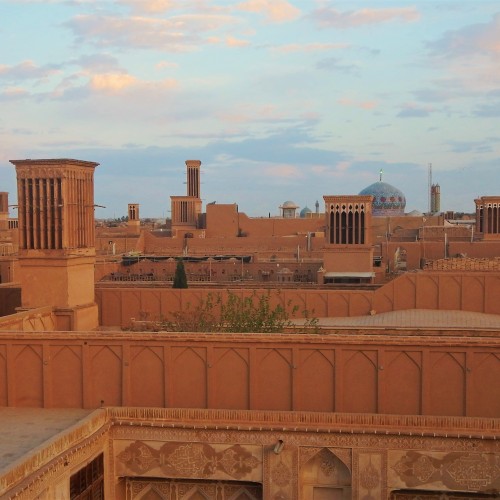 Yazd tramonto