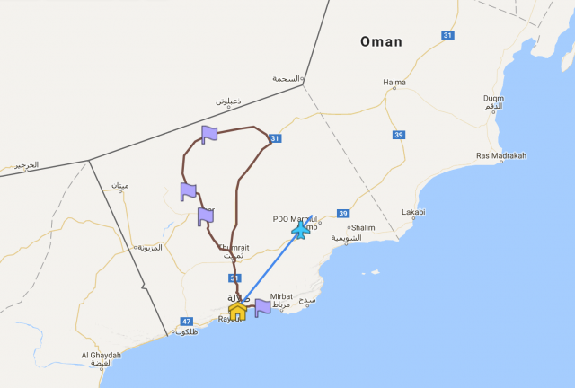 Oman tra il mare del sud e le dune