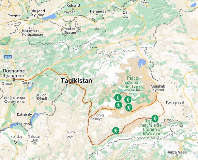 Tajikistan trekking Pamir