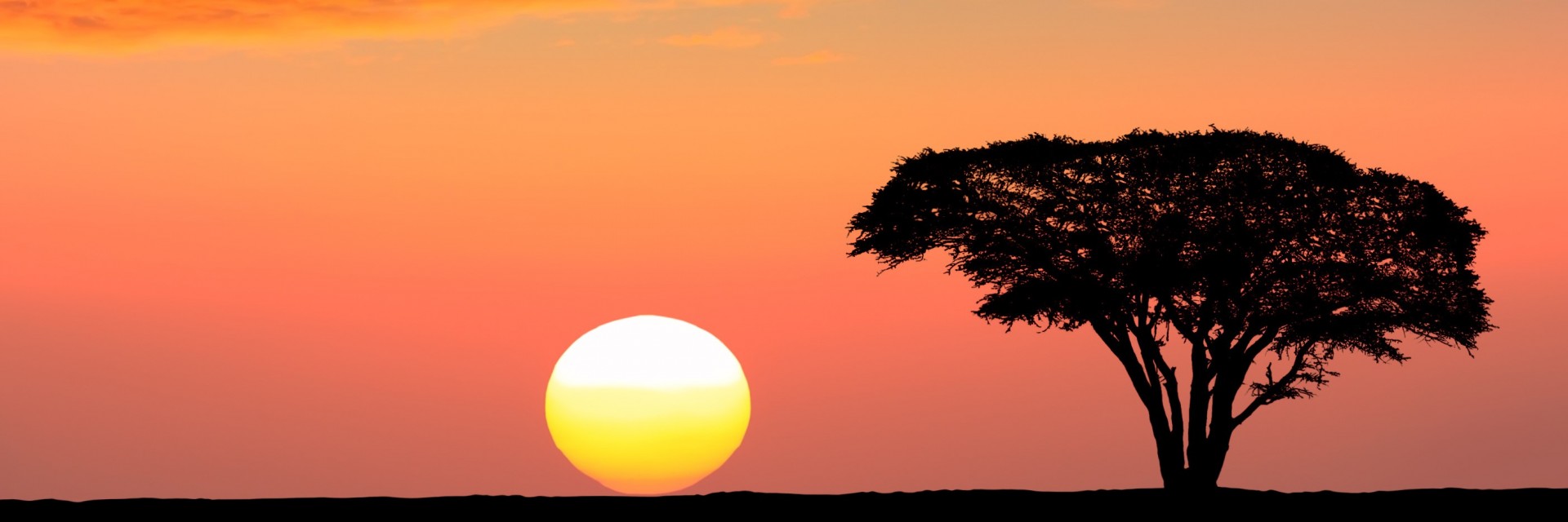 tramonto africano