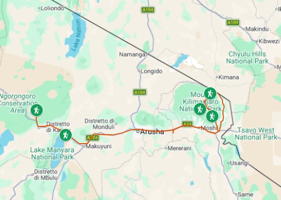 Tanzania ascensione Kilimanjaro