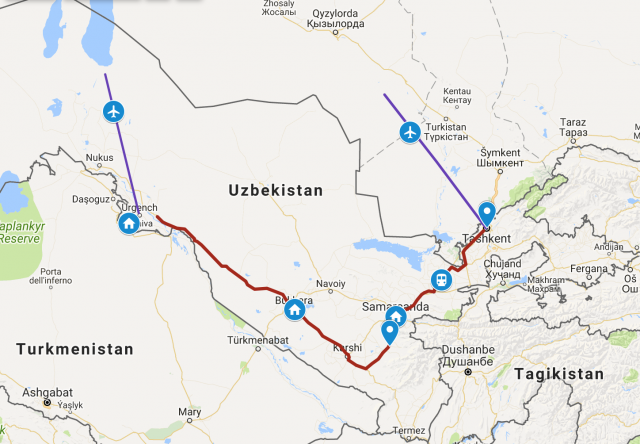 Uzbekistan su misura classico
