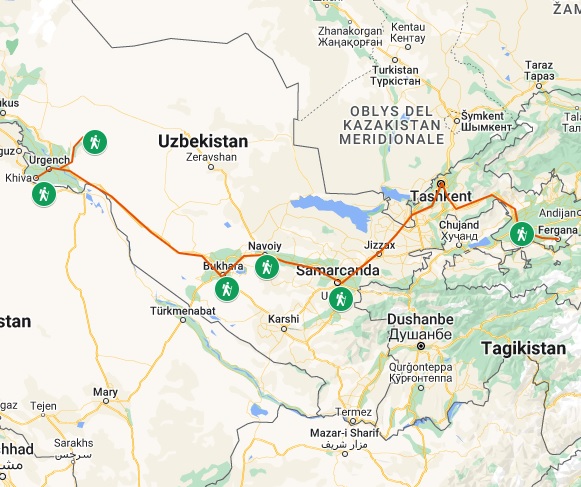 Uzbekistan via della seta (14 giorni)