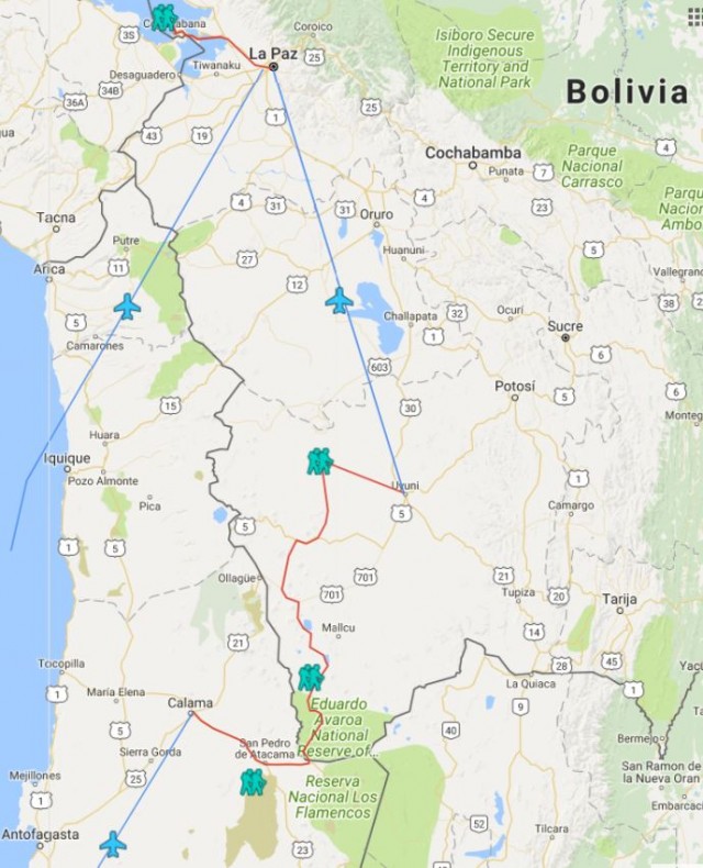 mappa bolivia 2018