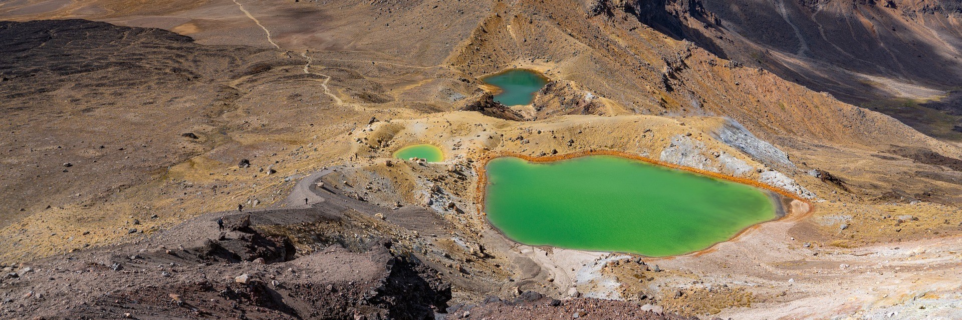 Tongariro Laghi smeraldo