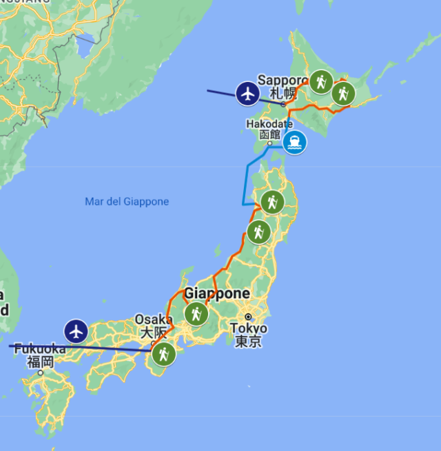 Giappone - Escursionismo e cultura da Hokkaido a Honshu