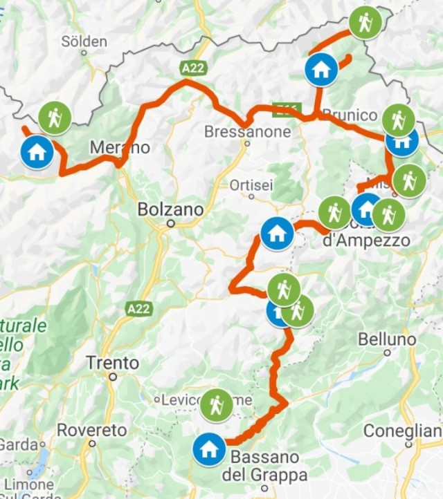 traversata dolomiti livello 1